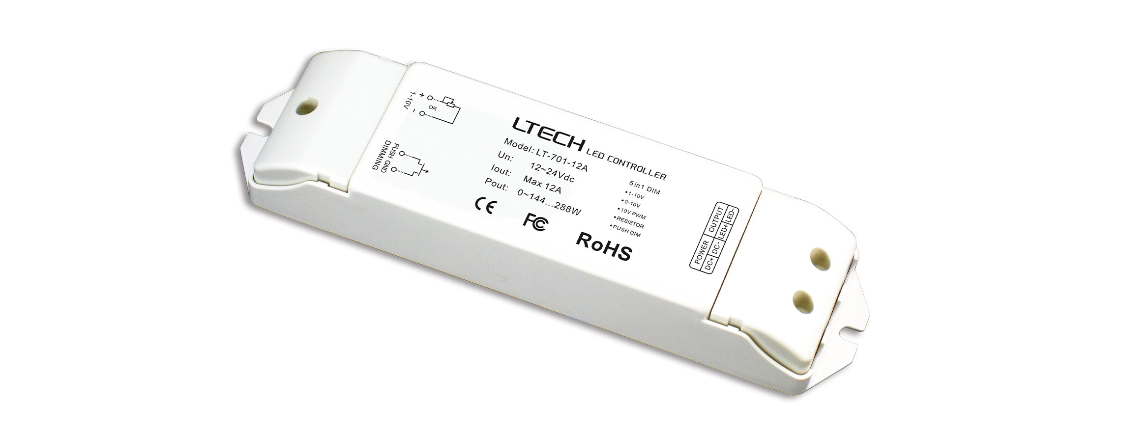 恒壓0-10V、1-10V調(diào)光驅(qū)動器 LT-701-12A