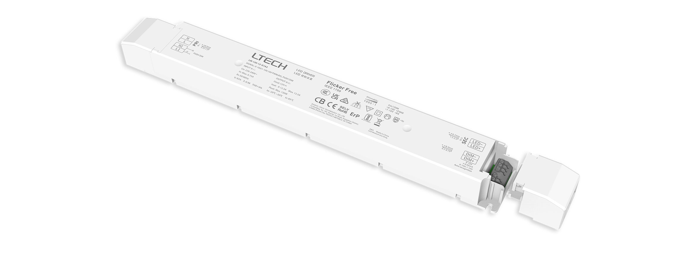 150W 12VDC 恒壓0/1-10V調(diào)光電源 LM-150-12-G1A2