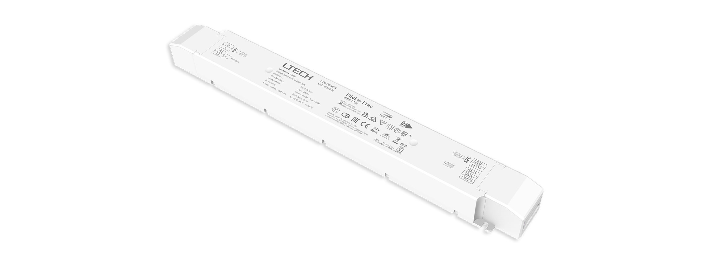 150W 24VDC 恒壓DMX調(diào)光電源 LM-150-24-G1M2