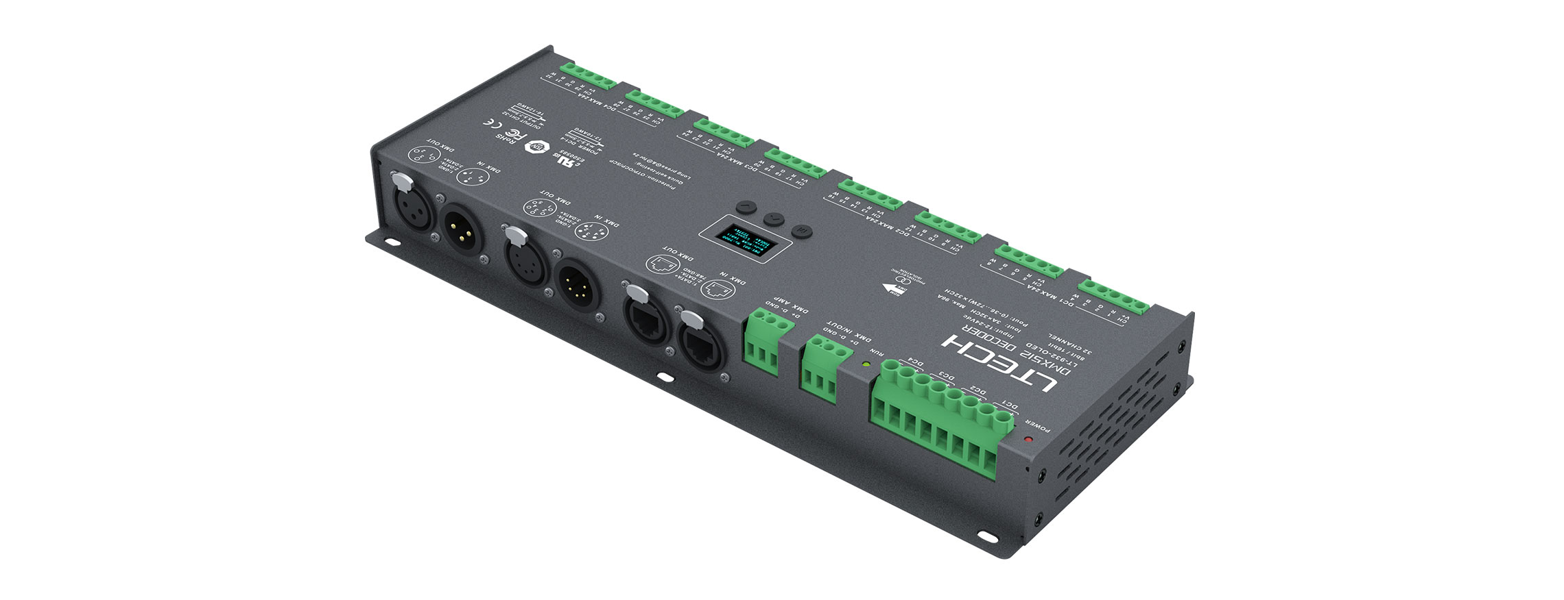 32路 DMX解碼驅(qū)動(dòng)器 LT-932-OLED