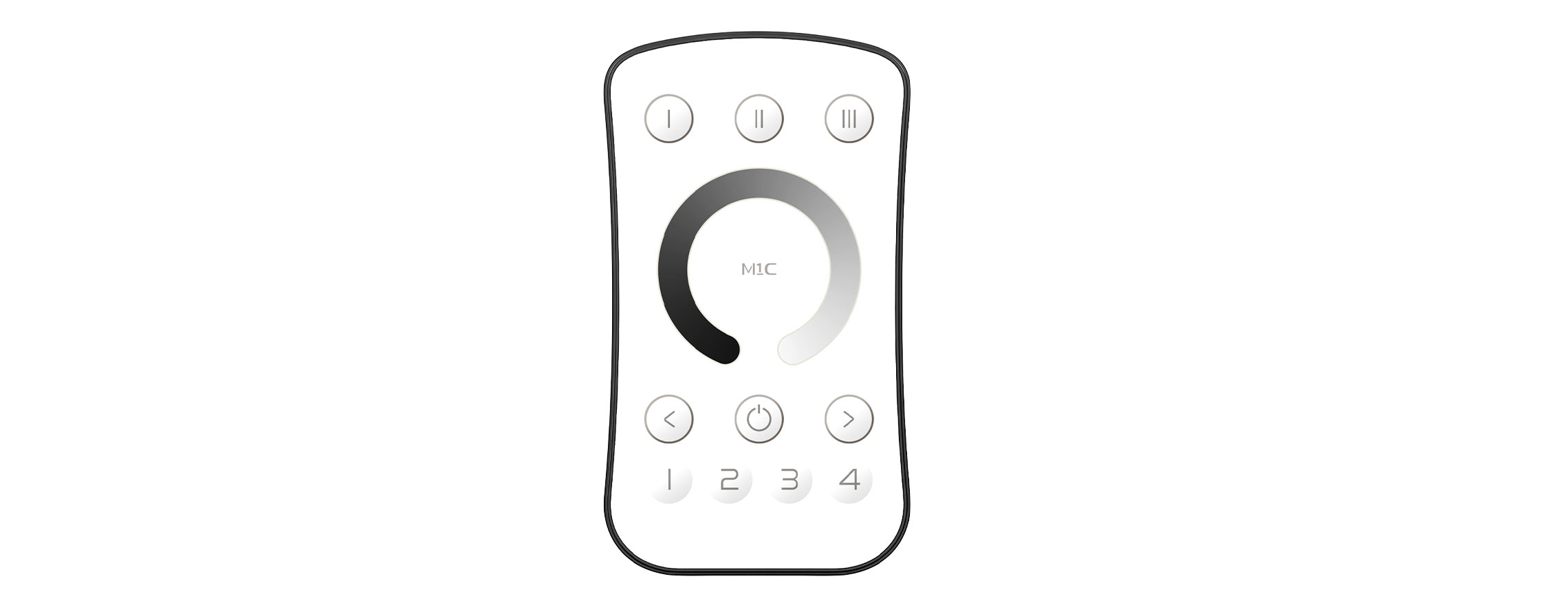 4區(qū)調(diào)光MINI遙控器 M1C/M1D