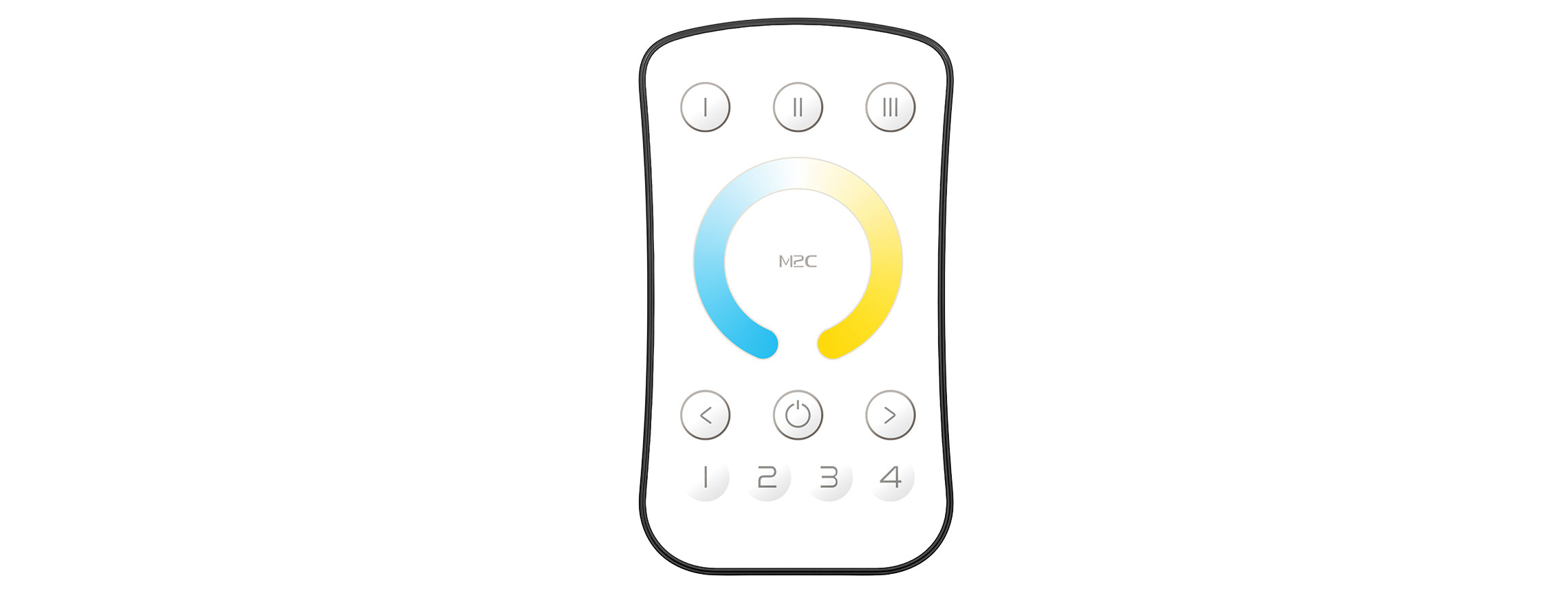 4區(qū)色溫MINI遙控器 M2C/M2D