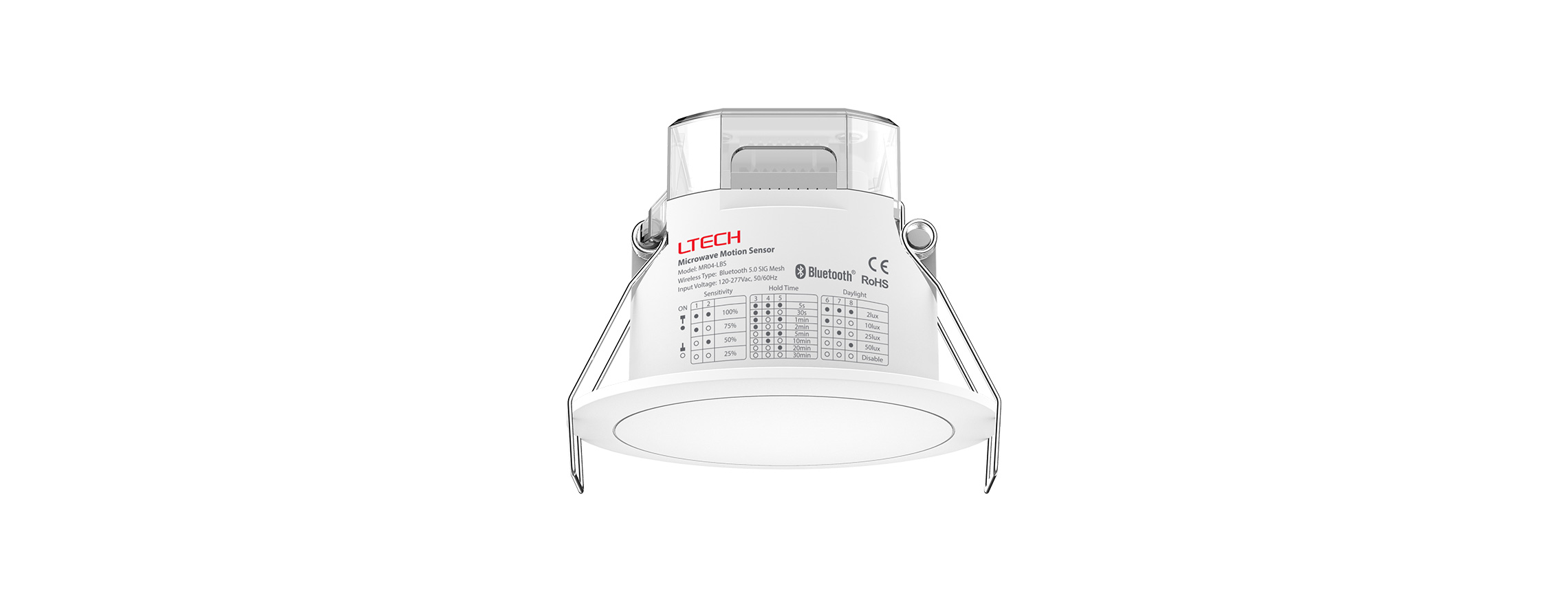 微波人體存在傳感器 MR04-LBS（藍(lán)牙 5.0 SIG Mesh/通斷）