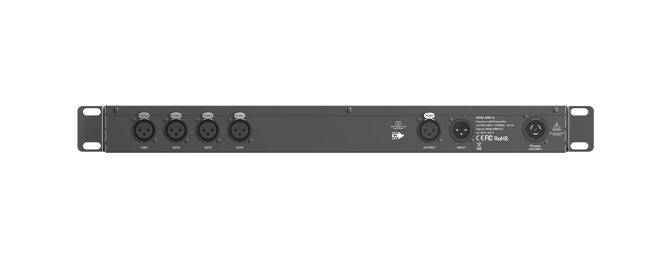 DMX/RDM信號(hào)放大分配器 RDM-AMP-4