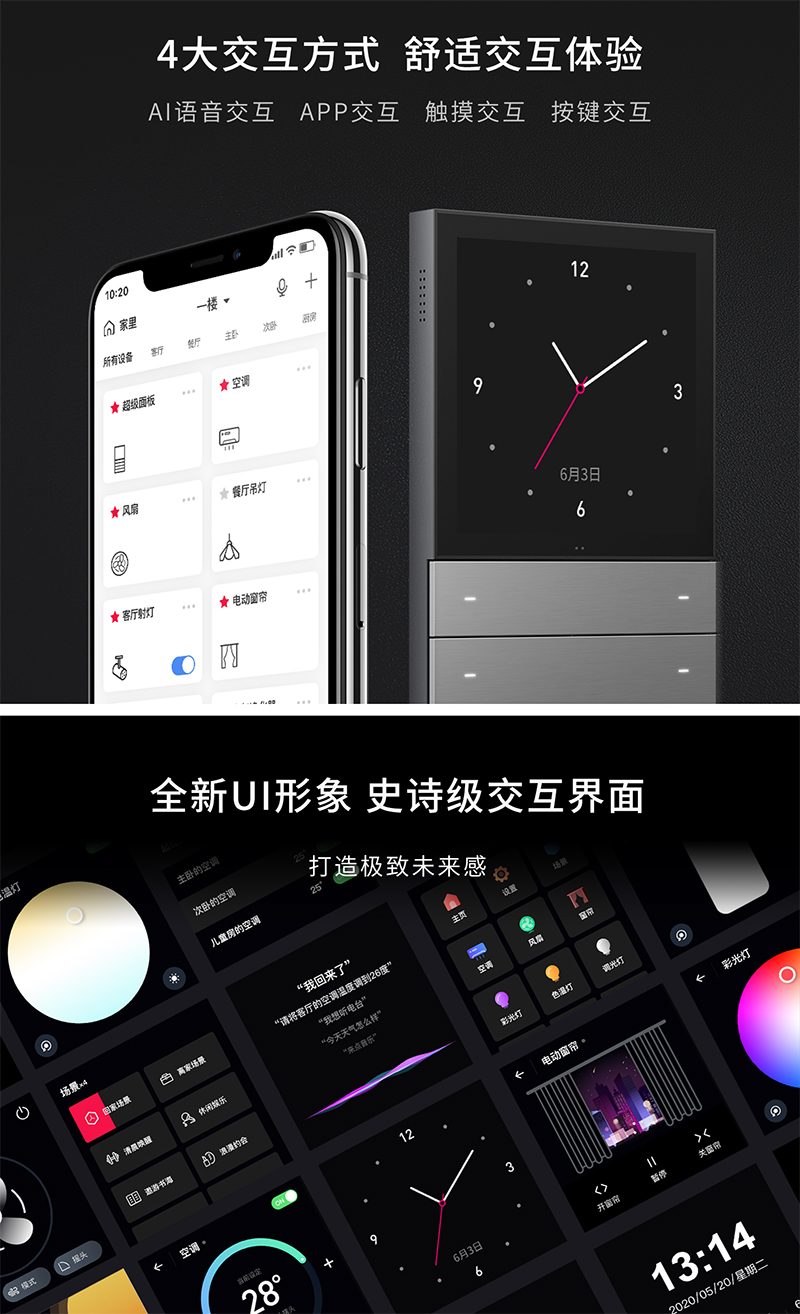 LTECH超級面板-四大交互方式