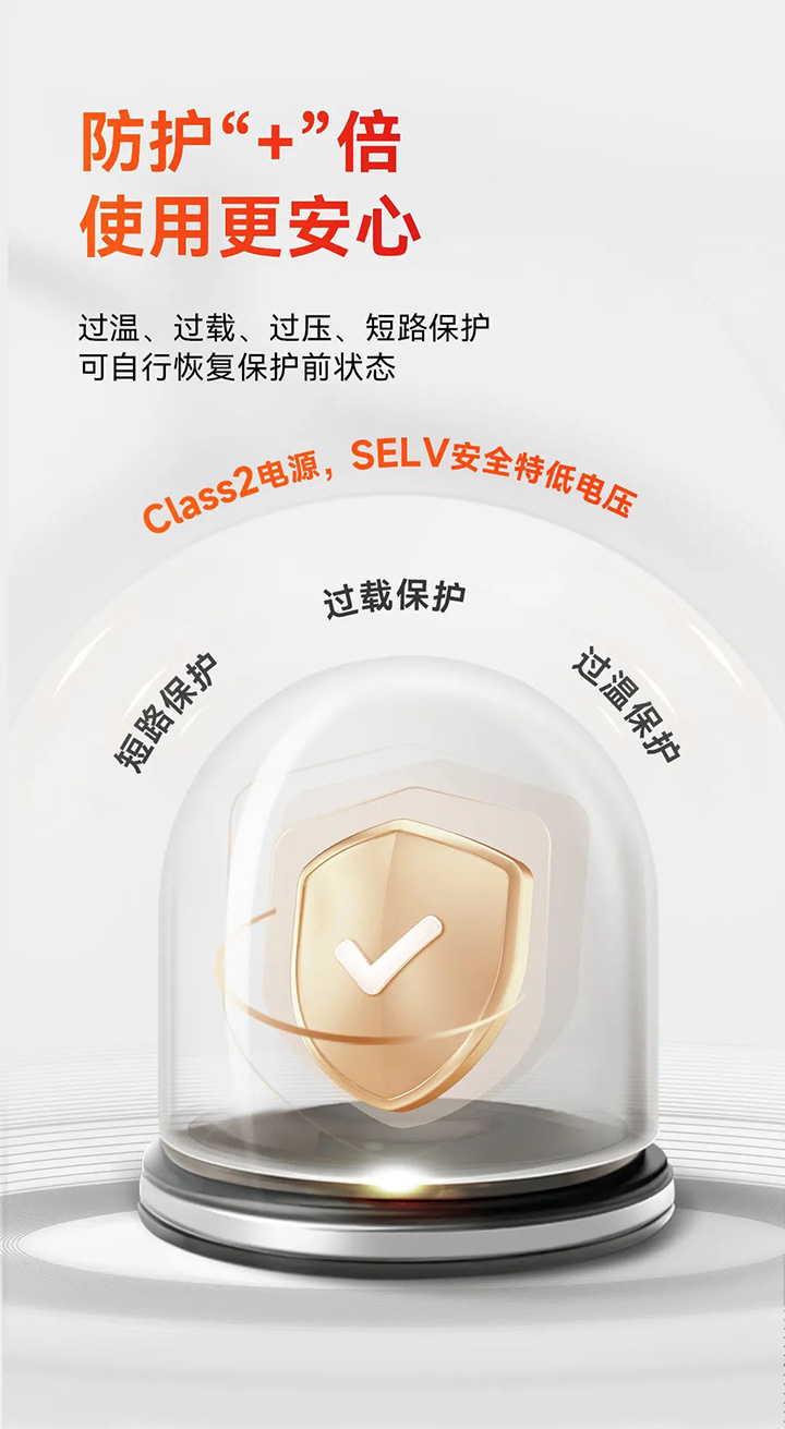 雷特240W大功率NFC可編程智能電源-防護(hù)加倍