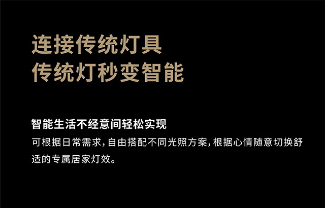 超級智能開關(guān)可控傳統(tǒng)燈具