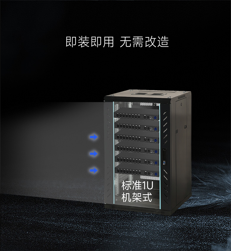 雷特DMX/RDM信號放大器標注1U 雞架式
