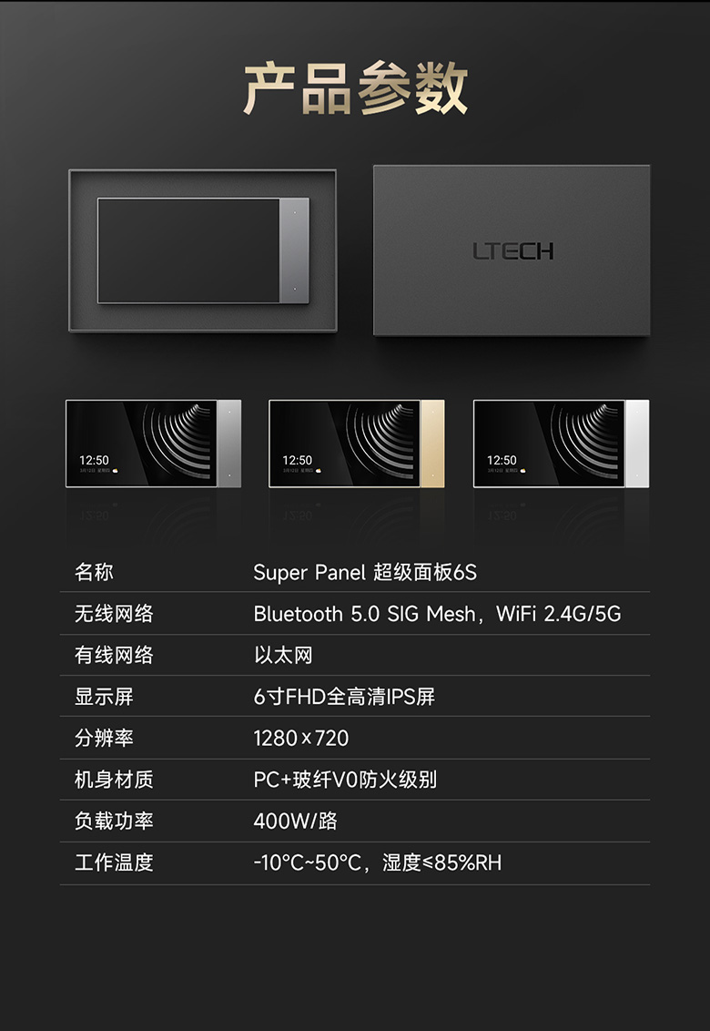 雷特新品超級面板6S參數(shù)