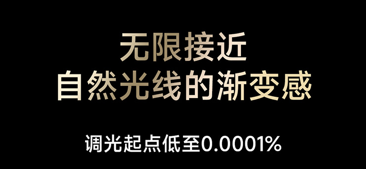 百萬級調(diào)光-無線接近自然光文本